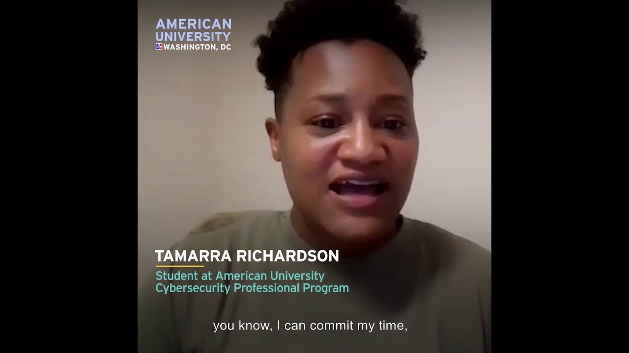 American University Cybersecurity Professional Program Student Spotlight: Tamarra Richardson